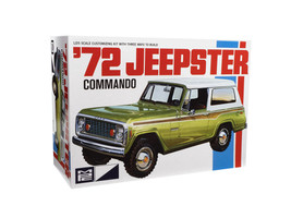 Skill 2 Model Kit 1972 Jeep Jeepster Commando 1/25 Scale Model MPC MPC1021