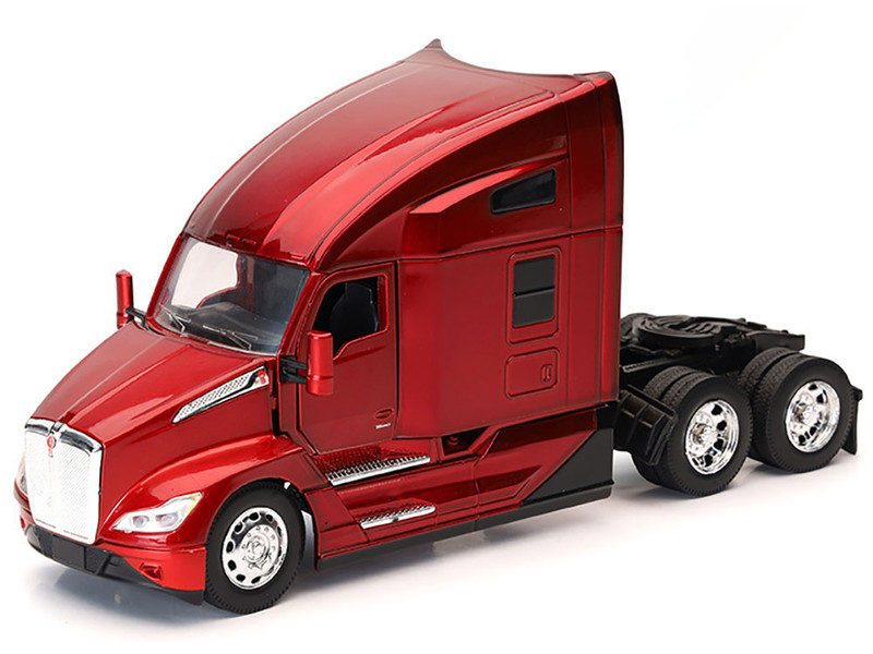 Kenworth T680 Truck Tractor Red Long Haul Truckers Series 1/32 Diecast Model New Ray 11073