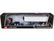Peterbilt 352 COE 86 Sleeper and 40' Vintage Trailer with Reefer Black with Stripes 1/64 Diecast Model DCP/First Gear 60-2156