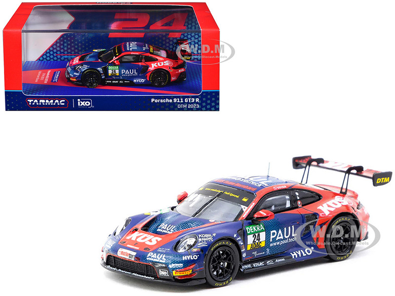 Porsche 911 GT3 R #24 Ayhancan Guven KUS Team Bernhard Deutsche Tourenwagen Masters 2023 Hobby64 Series 1/64 Diecast Model Tarmac Works T64-084-23DTM24 Porsche 911 GT3 R #24 Ayhancan Guven KUS Team Bernhard Deutsche Tourenwagen Masters 2023 Hobby64 Series 1/64 Diecast Model Tarmac Works T64-084-23DTM24