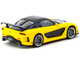 Mazda RX 7 VeilSide Fortune7 RHD Right Hand Drive Yellow and Black Global64 Series 1/64 Diecast Model Tarmac Works T64G-075-YE