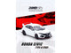 Honda Civic Type R FK8 RHD Right Hand Drive White 1/64 Diecast Model Car Inno Models IN64-FK8-WHI
