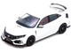 Honda Civic Type R FK8 RHD Right Hand Drive White 1/64 Diecast Model Car Inno Models IN64-FK8-WHI