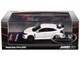 Honda Civic Type R FK8 RHD Right Hand Drive White 1/64 Diecast Model Car Inno Models IN64-FK8-WHI