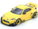 Toyota GR86 Pandem RHD Right Hand Drive Yellow 1/64 Diecast Model Car Inno Models IN64-GR86P-YL