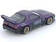 Mazda RX7 FC3S Pandem Rocket Bunny Kit Purple Metallic and Black 1/64 Diecast Model Car Inno Models IN64-RX7FCP-PB