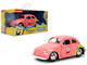 1959 Volkswagen Beetle Patrick Star Livery Pink SpongeBob SquarePants 1999 Current TV Series Hollywood Rides Series 1/32 Diecast Model Car Jada 35479
