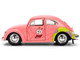 1959 Volkswagen Beetle Patrick Star Livery Pink SpongeBob SquarePants 1999 Current TV Series Hollywood Rides Series 1/32 Diecast Model Car Jada 35479