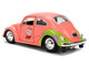 1959 Volkswagen Beetle Patrick Star Livery Pink SpongeBob SquarePants 1999 Current TV Series Hollywood Rides Series 1/32 Diecast Model Car Jada 35479