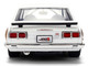 1971 Nissan Skyline 2000GT R RHD Right Hand Drive White with Gold Graphics JDM Tuners Series 1/24 Diecast Model Car Jada 37021