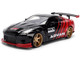 2009 Nissan GT R R35 Ben Sopra Advan Black and Red JDM Tuners Series 1/24 Diecast Model Car Jada 37022