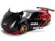 2009 Nissan GT R R35 Ben Sopra Advan Black and Red JDM Tuners Series 1/24 Diecast Model Car Jada 37022