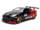 2009 Nissan GT R R35 Ben Sopra Advan Black and Red JDM Tuners Series 1/24 Diecast Model Car Jada 37022