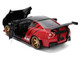 2009 Nissan GT R R35 Ben Sopra Advan Black and Red JDM Tuners Series 1/24 Diecast Model Car Jada 37022