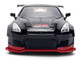 2009 Nissan GT R R35 Ben Sopra Advan Black and Red JDM Tuners Series 1/24 Diecast Model Car Jada 37022