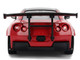 2009 Nissan GT R R35 Ben Sopra Advan Black and Red JDM Tuners Series 1/24 Diecast Model Car Jada 37022