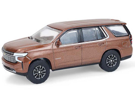 2022 Chevrolet Tahoe Auburn Metallic Blue Collar Collection Series 14 1/64 Diecast Model Car Greenlight  35300E