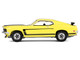 1969 Ford Mustang Boss 302 Bright Yellow with Black Hood and Stripes Barrett Jackson Series 15 1/64 Diecast Model Car Greenlight 37320B