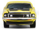 1969 Ford Mustang Boss 302 Bright Yellow with Black Hood and Stripes Barrett Jackson Series 15 1/64 Diecast Model Car Greenlight 37320B