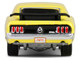 1969 Ford Mustang Boss 302 Bright Yellow with Black Hood and Stripes Barrett Jackson Series 15 1/64 Diecast Model Car Greenlight 37320B