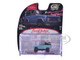 1972 Ford Bronco Custom SUV Light Blue with Black Top Barrett Jackson Series 16 1/64 Diecast Model Car Greenlight 37330F