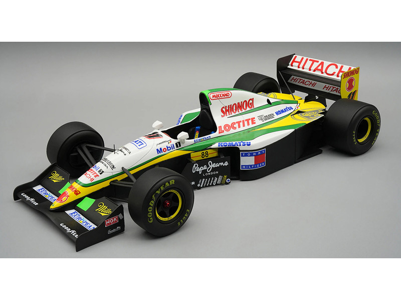 Lotus 109 #11 Philippe Adams Formula One F1 Belgian GP 1994 Mythos Series with Display Case Limited Edition to 50 pieces Worldwide 1/18 Model Car Tecnomodel TM18-352C