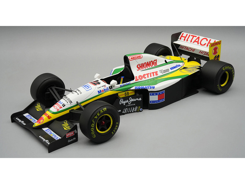 Lotus 109 #12 Johnny Herbert Formula One F1 Belgian GP 1994 Mythos Series with Display Case Limited Edition to 75 pieces Worldwide 1/18 Model Car Tecnomodel TM18-352B