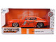 1971 Pontiac GTO Goat s Revenge Orange with Graphics Bigtime Muscle Series 1/24 Diecast Model Car Jada 36591