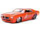 1971 Pontiac GTO Goat s Revenge Orange with Graphics Bigtime Muscle Series 1/24 Diecast Model Car Jada 36591 1971 Pontiac GTO Goat s Revenge Orange with Graphics Bigtime Muscle Series 1/24 Diecast Model Car Jada 36591
