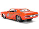1971 Pontiac GTO Goat s Revenge Orange with Graphics Bigtime Muscle Series 1/24 Diecast Model Car Jada 36591 1971 Pontiac GTO Goat s Revenge Orange with Graphics Bigtime Muscle Series 1/24 Diecast Model Car Jada 36591
