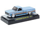 1978 Chevrolet Silverado 30 Pickup Truck Gulf Oil Light Blue with Stripes Limited Edition to 10560 pieces Worldwide 1/64 Diecast Model Car M2 Machines 31500-MJS86