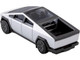 Tesla Cybertruck Pickup Truck Brushed Metal 1/75 Diecast Model Car Tomica 955375-41