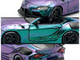 Toyota HKS GR Supra RHD Right Hand Drive Magic Purple Metallic 1/64 Diecast Model Car Pop Race PR64-HKSA90-MG