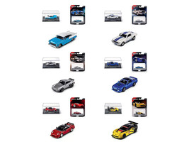 Collector Series Wave 1 2025 Set of 6 pieces 1/64 Diecast Model Cars Majorette 85050010001JA-GTR