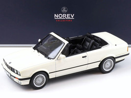 1991 BMW 325i Cabriolet Alpine White 1/18 Diecast Model Car Norev 183213