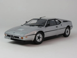 1980 BMW M1 Silver Metallic 1/18 Diecast Model Car Norev 183226
