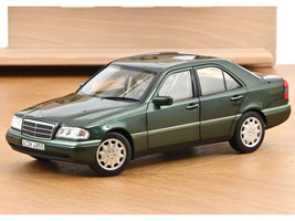 1993 Mercedes Benz C Class Malachite Green Metallic 1/18 Diecast Model Car Norev 183372