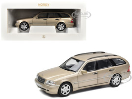 1997 Mercedes Benz C Class T Model Smoke Silver Metallic 1/18 Diecast Model Car Norev 183388