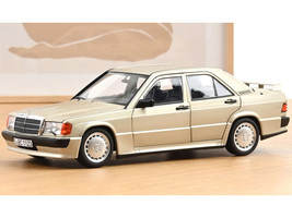 1984 Mercedes Benz 190E 2 3 16 Smoke Silver Metallic 1/18 Diecast Model Car Norev 183831