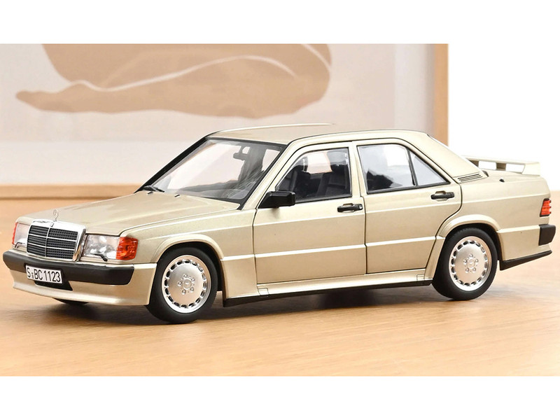 1984 Mercedes Benz 190E 2 3 16 Smoke Silver Metallic 1/18 Diecast Model Car Norev 183831