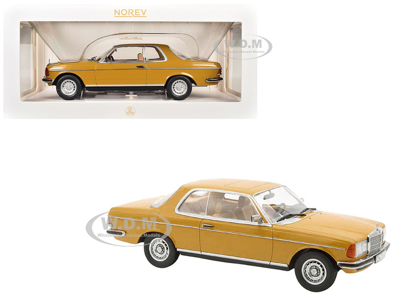 1980 Mercedes Benz 280 CE Sahara Yellow 1/18 Diecast Model Car Norev 183985