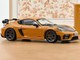 2023 Porsche Cayman GT4 RS Weissach Pack Bahama Yellow with Carbon Hood 1/18 Diecast Model Car Norev 187252