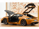 2023 Porsche Cayman GT4 RS Weissach Pack Bahama Yellow with Carbon Hood 1/18 Diecast Model Car Norev 187252