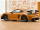 2023 Porsche Cayman GT4 RS Weissach Pack Bahama Yellow with Carbon Hood 1/18 Diecast Model Car Norev 187252
