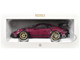 2022 Porsche 911 GT3 RS Weissach Pack Ruby Star Red with Carbon Top and Hood Stripes 1/18 Diecast Model Car Norev 187370