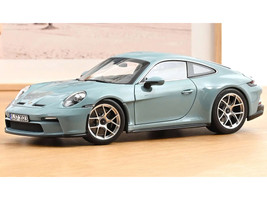 2023 Porsche 911 S T Meissen Blue 1/18 Diecast Model Car Norev 187470