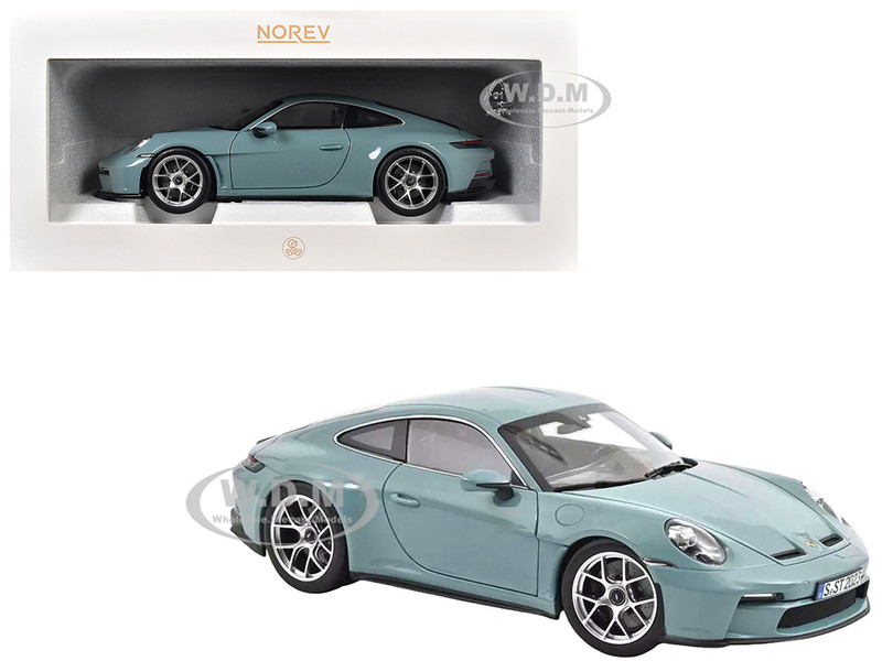 2023 Porsche 911 S T Meissen Blue 1/18 Diecast Model Car Norev 187470
