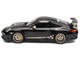 2009 Porsche 911 GT3 RS Black with Gold Accents and Wheels 1/18 Diecast Model Car Norev 187563 2009 Porsche 911 GT3 RS Black with Gold Accents and Wheels 1/18 Diecast Model Car Norev 187563
