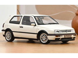 1996 Volkswagen Golf GTI Candy White 20 Years Anniversary Edition 1/18 Diecast Model Car Norev 188508