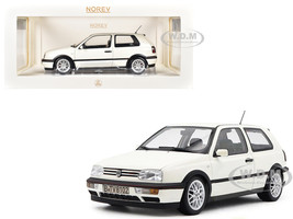 1996 Volkswagen Golf GTI Candy White 20 Years Anniversary Edition 1/18 Diecast Model Car Norev 188508